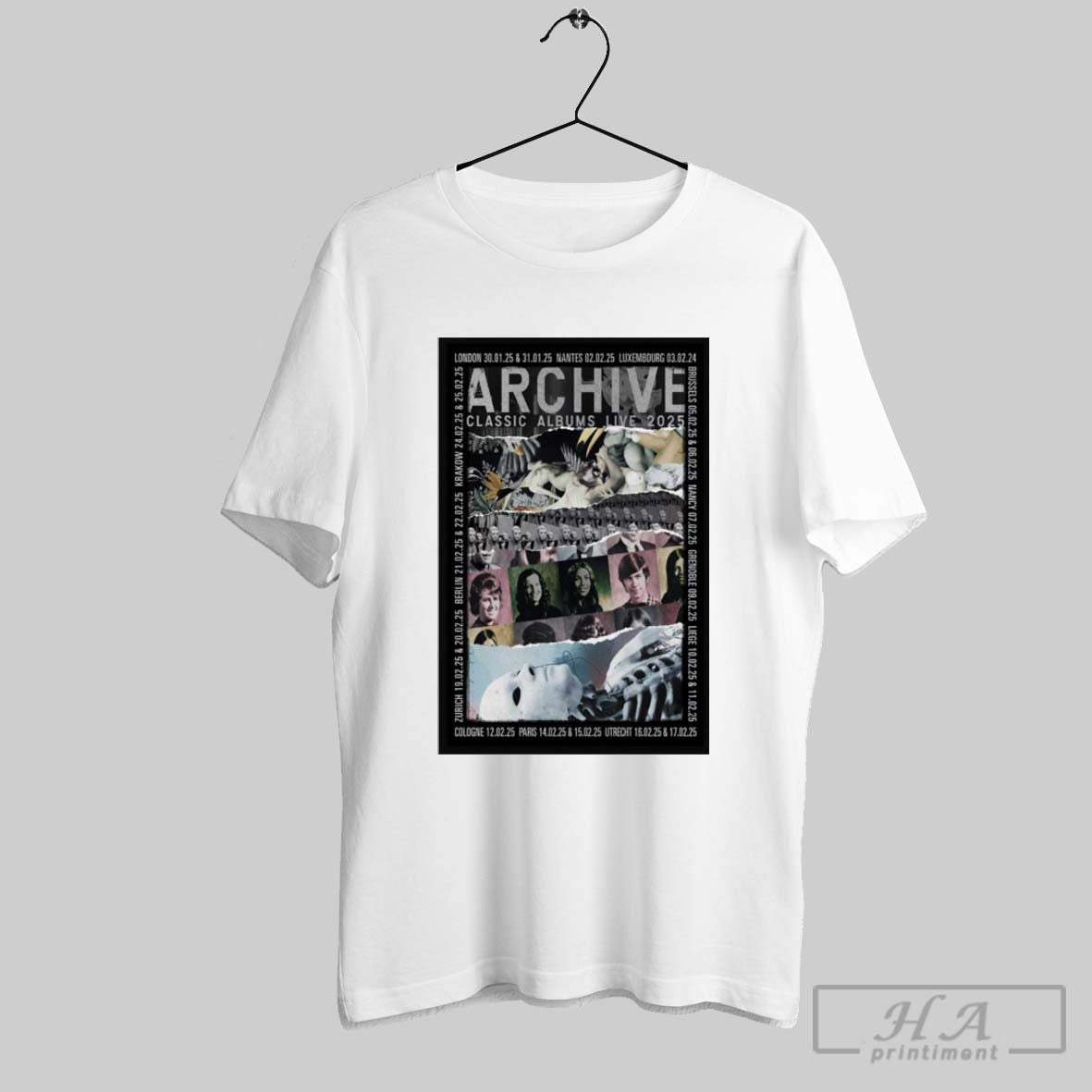 Poster Archive Albums Live 2025 London 30 01 25 And 31 01 25 Hoodie