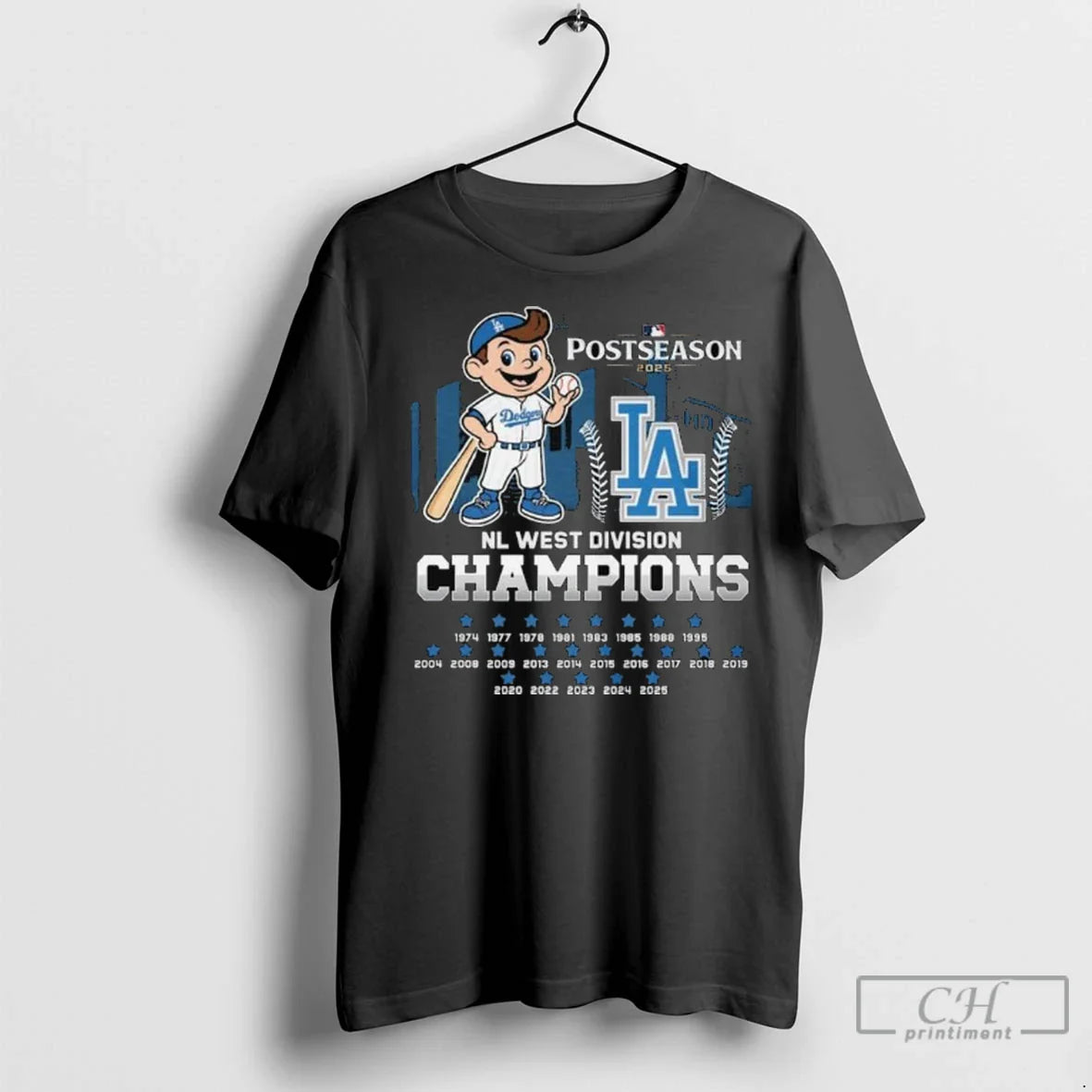 Postseason 2025 Los Angeles Dodgers Mascot Nl West Champions Long