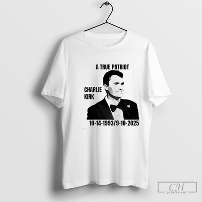Pray Charlie Kirk True Patriot Rip 10 14 1993 9 10 2025 Hoodie