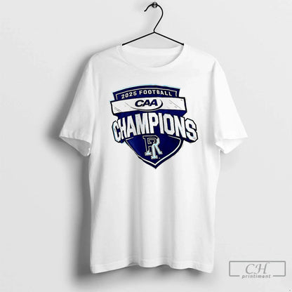Premium 2025 Caa Football Champions Rhode Island Rams Tee Premium