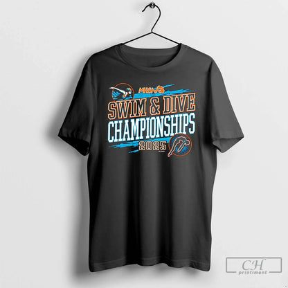 Premium 2025 Mhsaa Swim Dive Championships Logo Long Sleeve Designer
