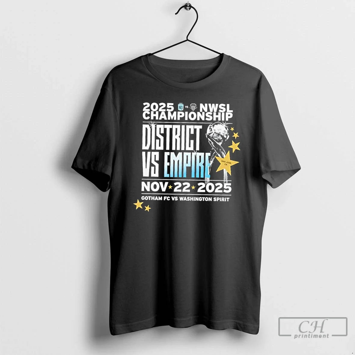 Premium 2025 Nwsl Championship Gotham Fc Vs Washington Spirit TShirt