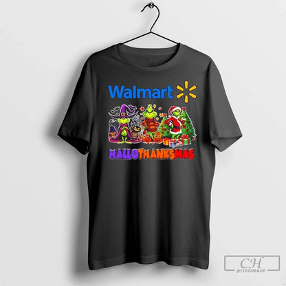 Premium 2025 Walmart X Grinch Cosplay Happy Hallothanksmas Tank Top