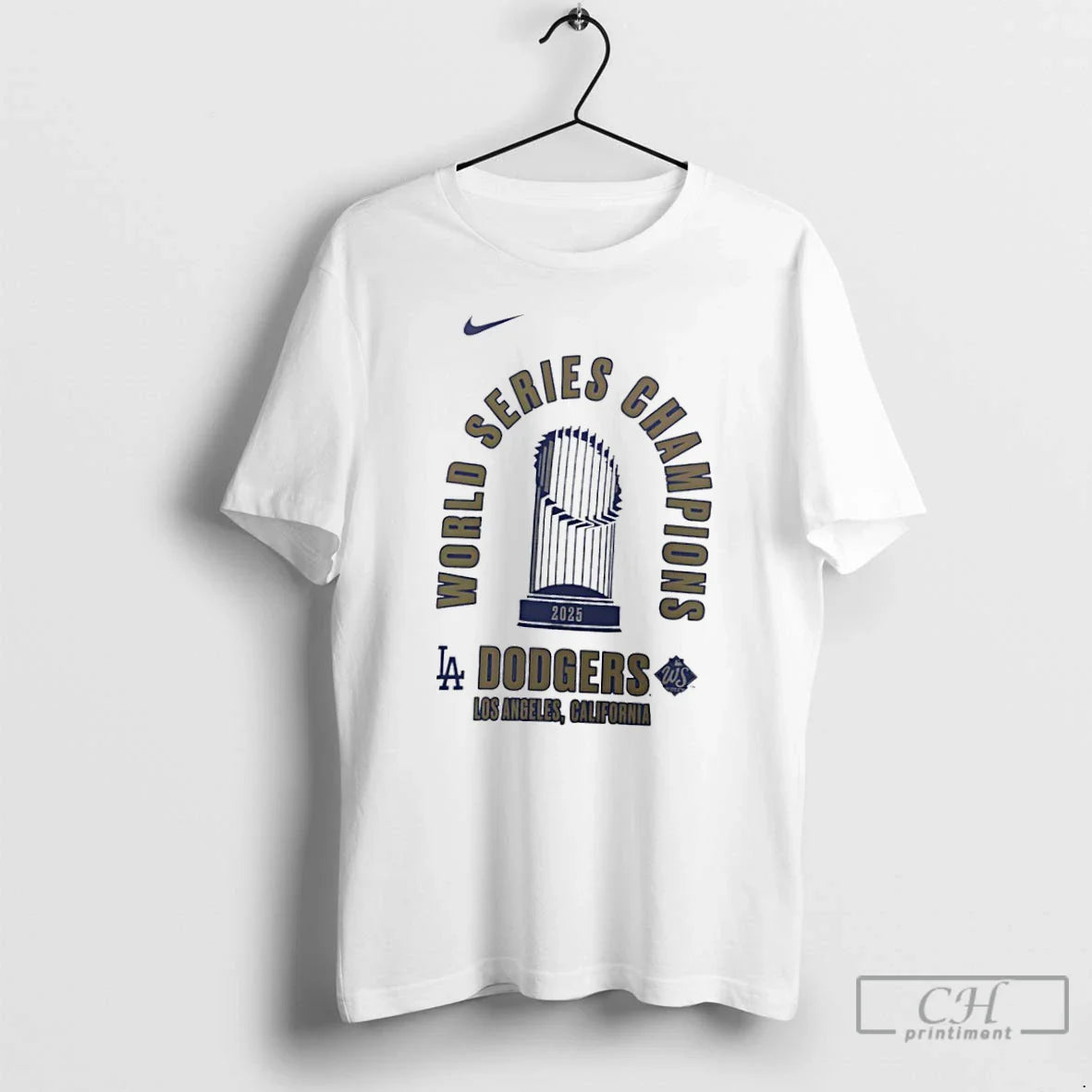Premium 2025 World Series Champions Los Angeles Dodgers Trophies Long