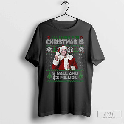 Premium 9Zx48Nnc Billy All I Want Is 8 Ball And Shirt Elegant Outfit