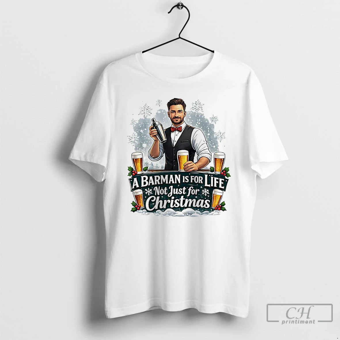 Premium Barman Is Life Not Just Tank Top Designer Look