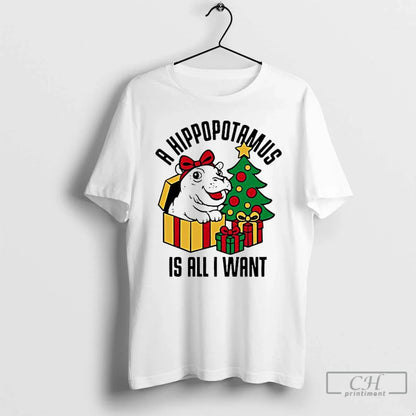 Premium Hippopotamus Is All I Want Tank Top Premium Look