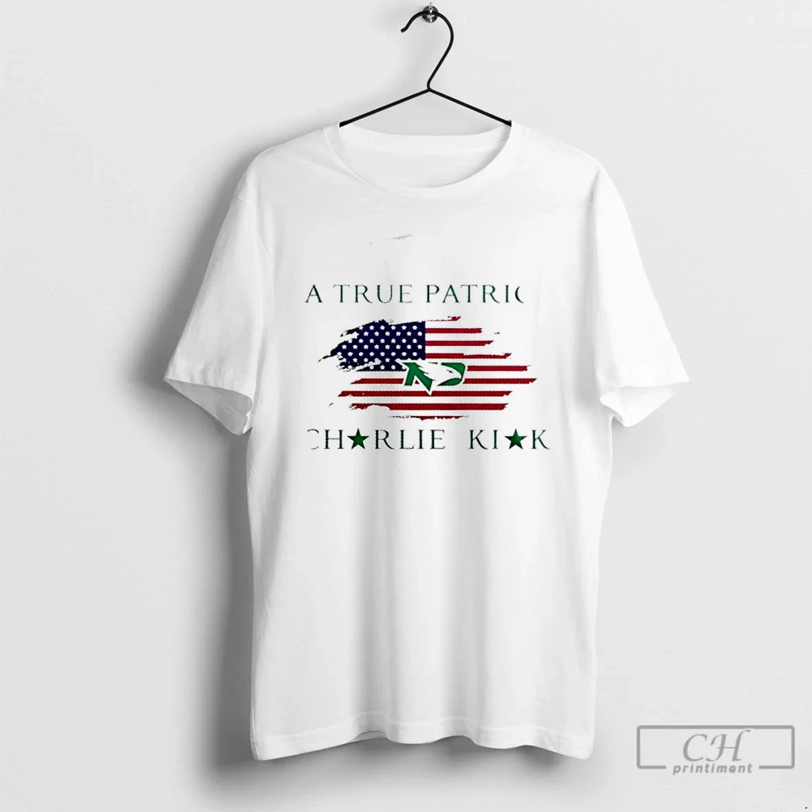 Premium True Patriot Charlie Kirk X North Dakota 2 Sided T Shirts Tee