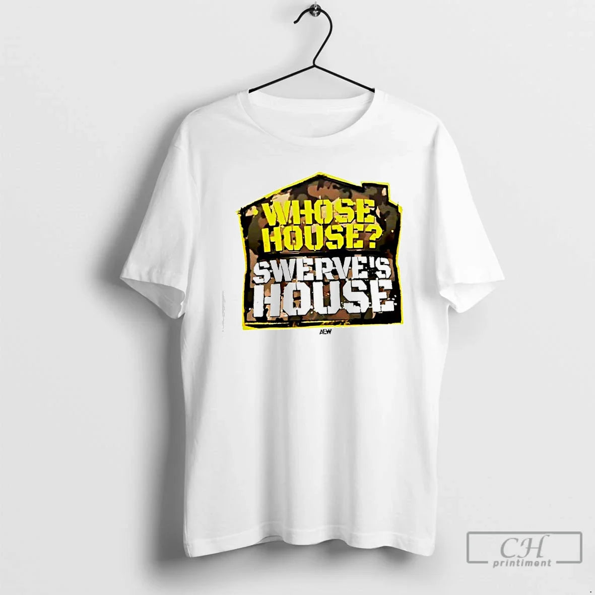 Premium Aew Swerve Strickland Whose House Swerves House Long Sleeve