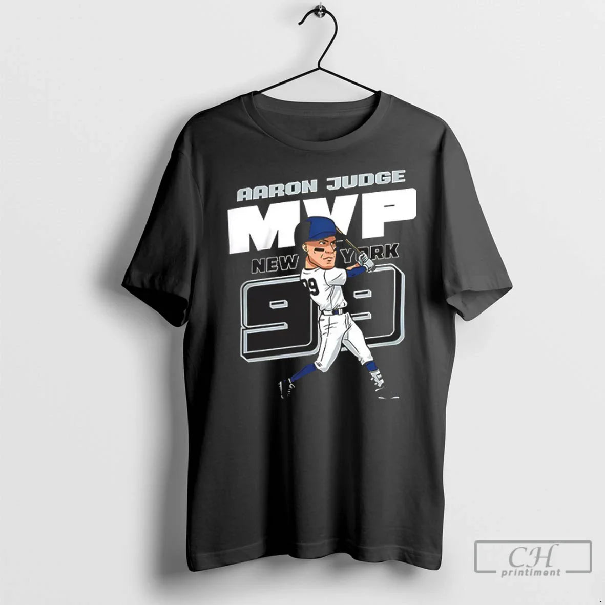 Premium Aaron Judge Mvp New York Yankees Baseball Caricature 2025