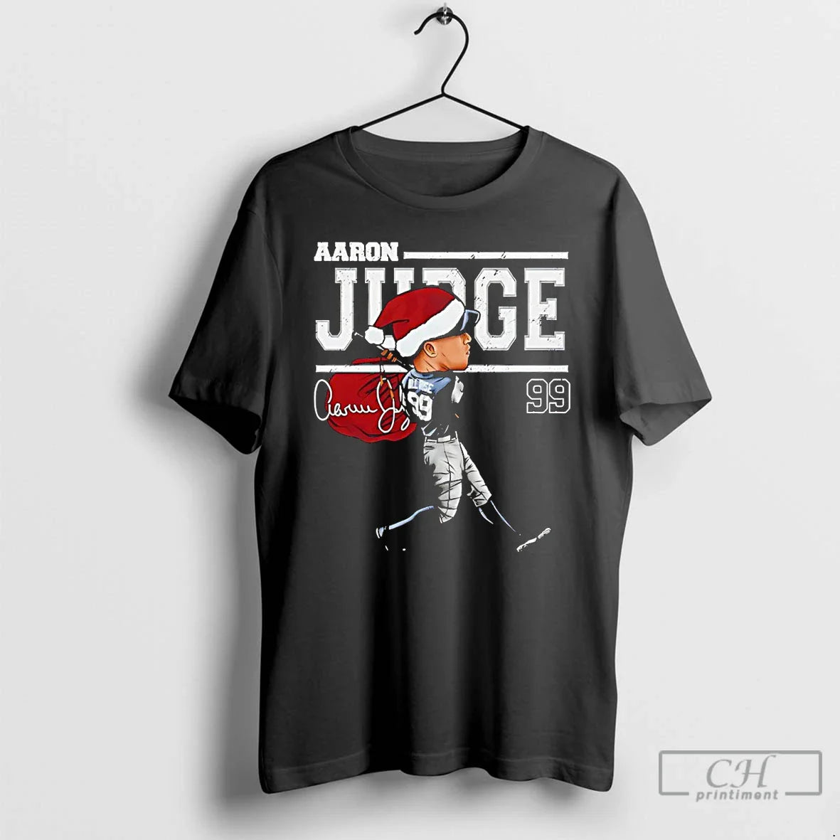 Premium Aaron Judge Santa Cartoon New York Yankees Tee Designer Outfit