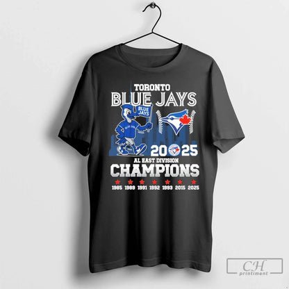 Premium Ace Blue Jays Mascot Al East Division Champions Tee Exclusive