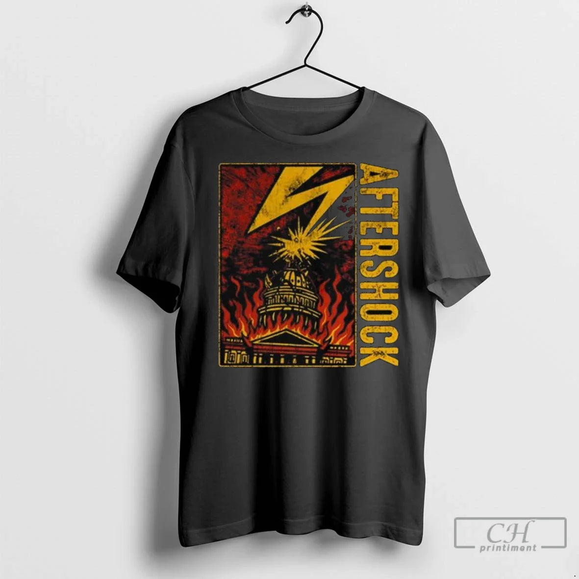 Premium Aftershock Festival Lightning Strike 2025 Long Sleve Tee