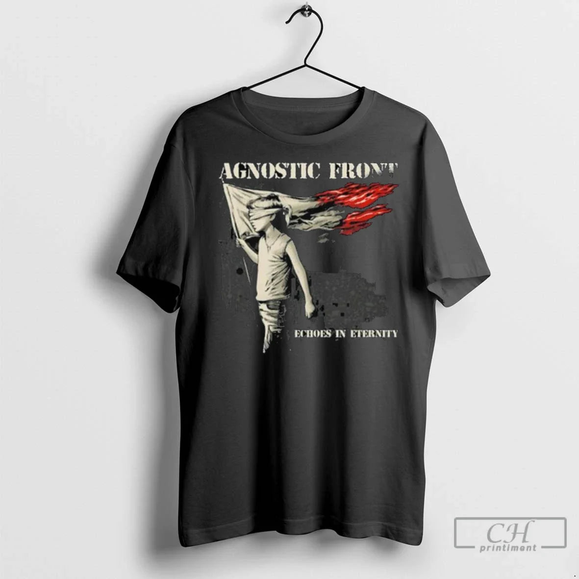 Premium Agnostic Front Echoes Eternity Long Sleve Tee Premium Outfit
