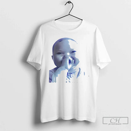 Premium Ai Holding Laugh Meme Viral Trend TShirt Classic Merch