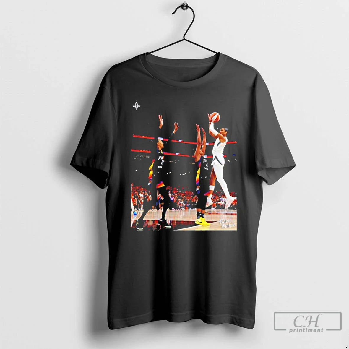 Premium Aja Wilson Wnba Las Vegas Aces Hang It Louvre T Shirts
