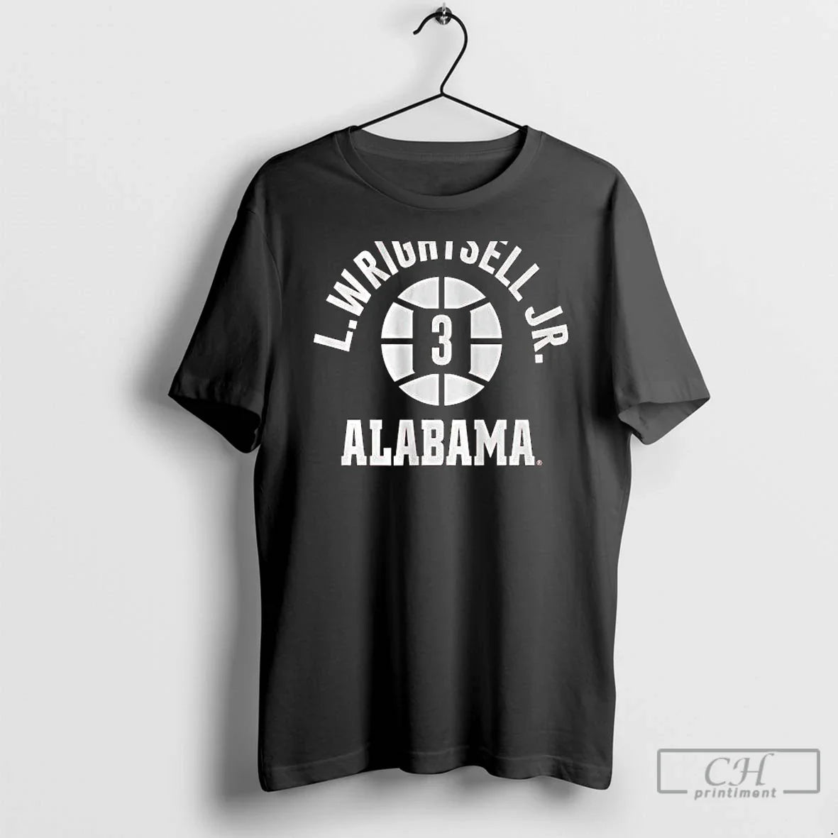 Premium Alabama Basketball Latrell Wrightsell Jr Name Number Ball