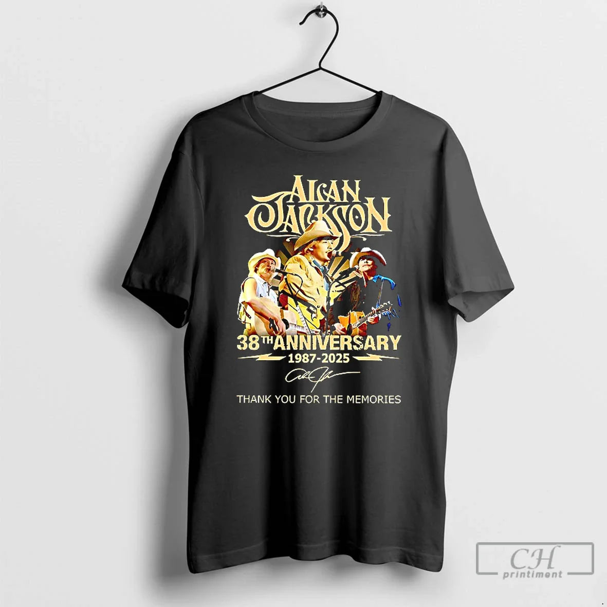 Premium Alan Jackson 38Th Anniversary 1987 2025 Thank You Memories