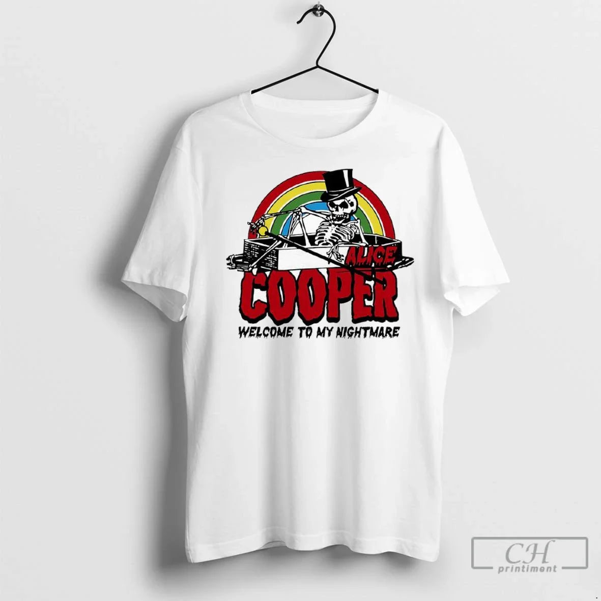 Premium Alice Cooper Welcome To My Rainbow Nightmare Halloween Shirt
