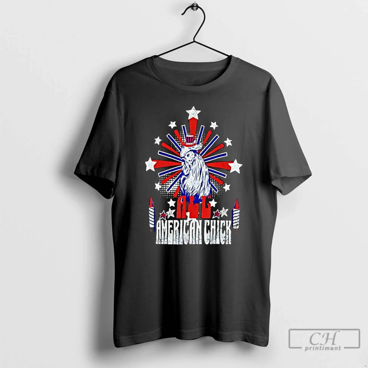 Premium All American Chick Usa Shirt Designer Look
