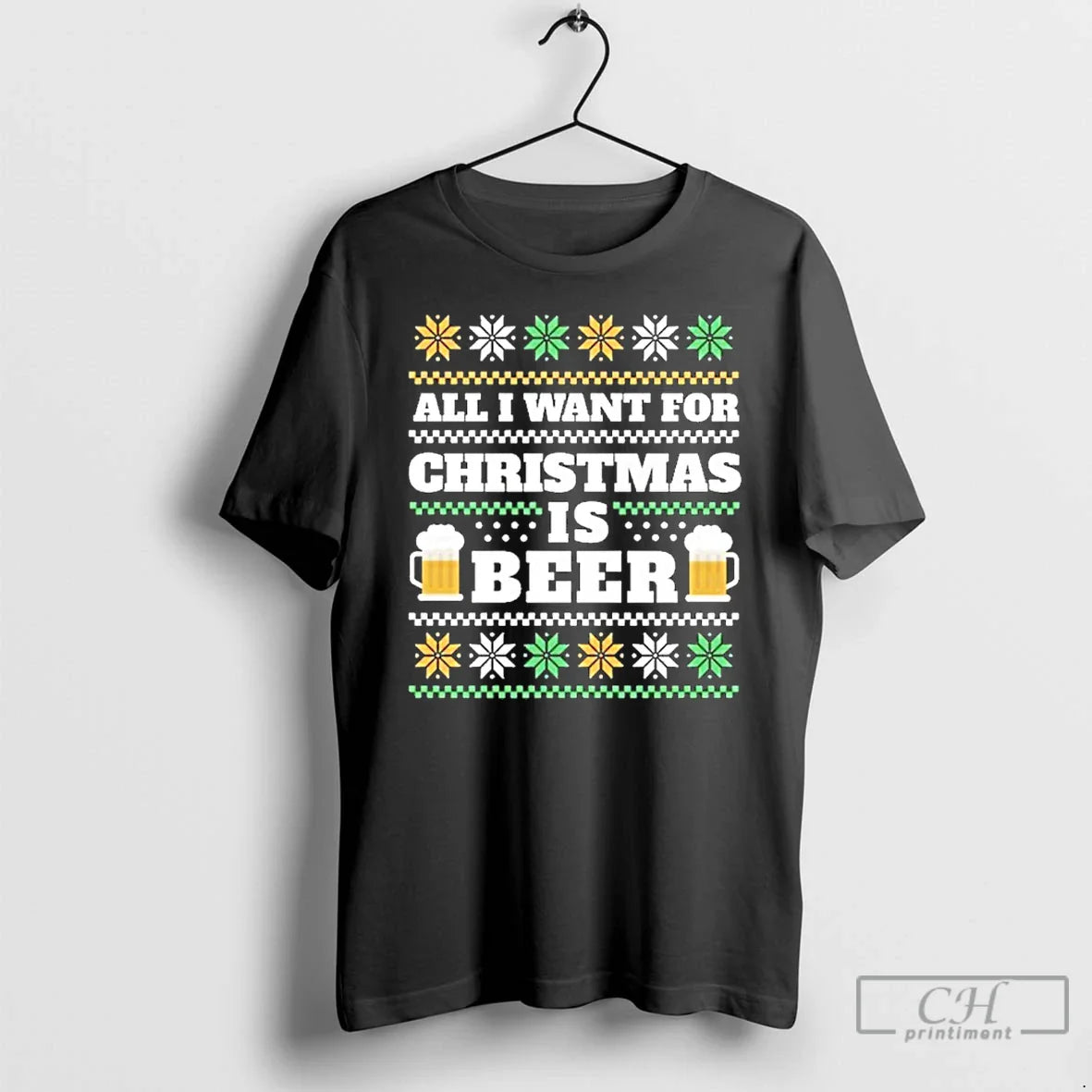 Premium All I Want Is Beer Ugly Sweatshirt Trendy Look
