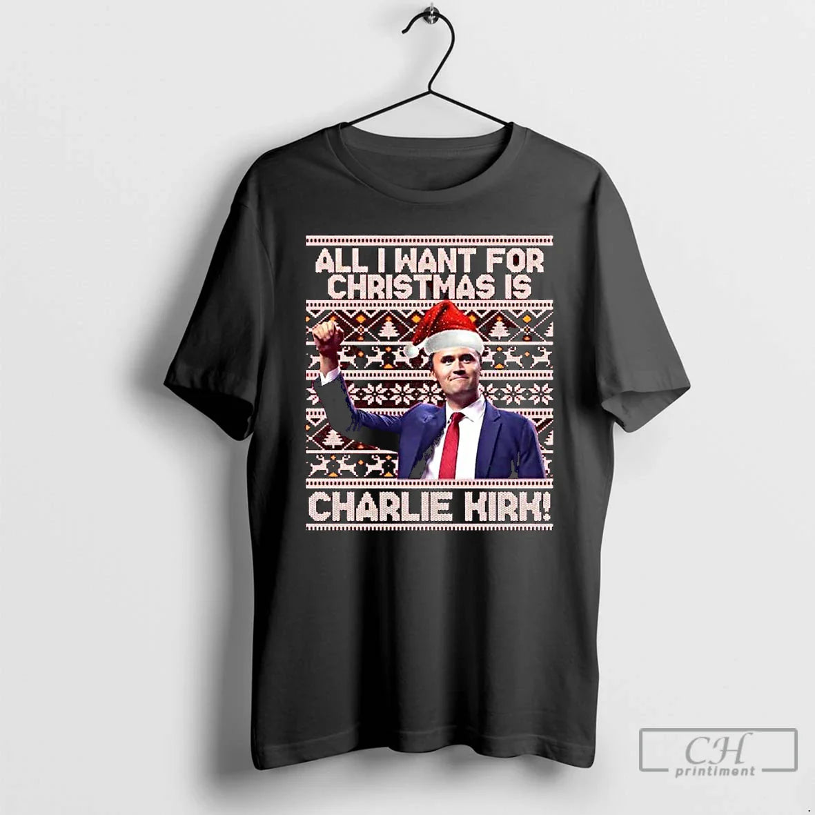 Premium All I Want Is Charlie Kirk Ugly Long Sleve T Shirts Tank Top