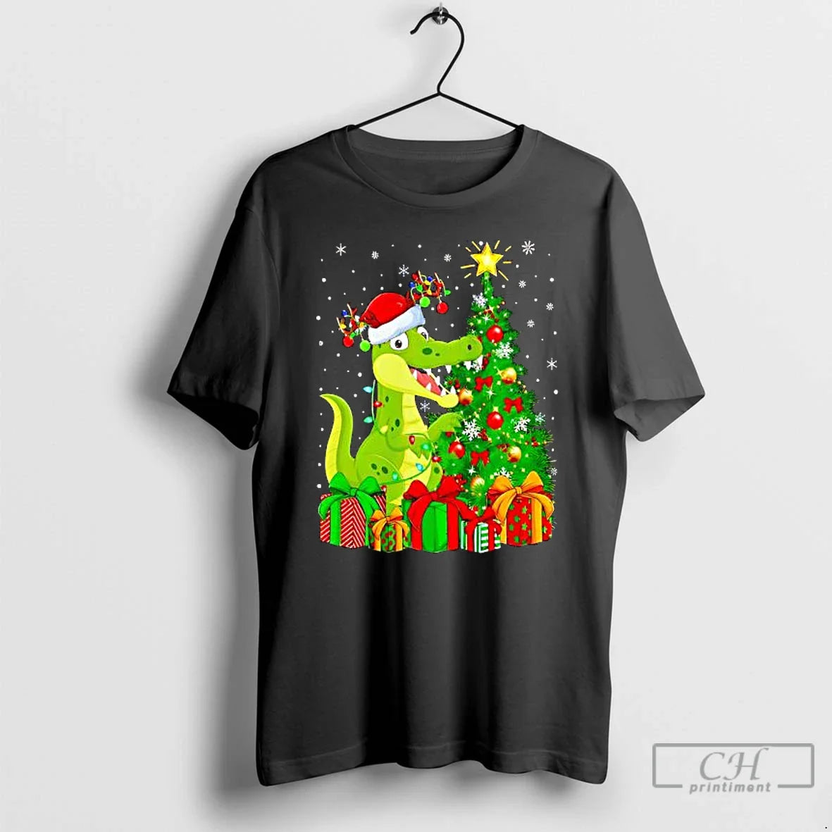 Premium Alligator Holiday Santa Alligator Tank Top Unique Design