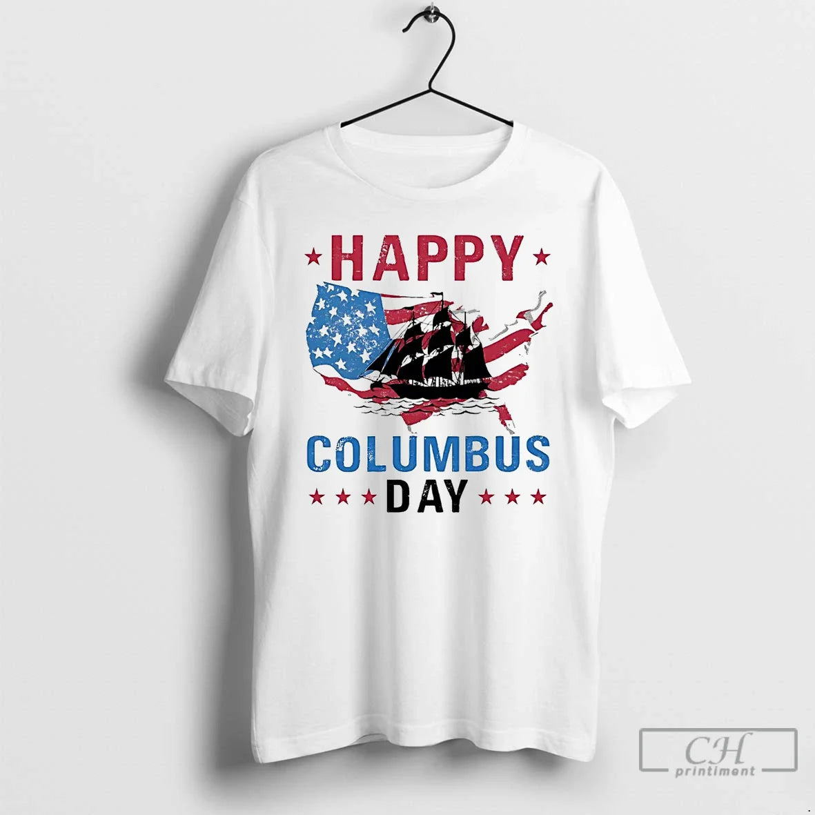 Premium America Happy Columbus Day T Shirts Long Sleeve Exclusive