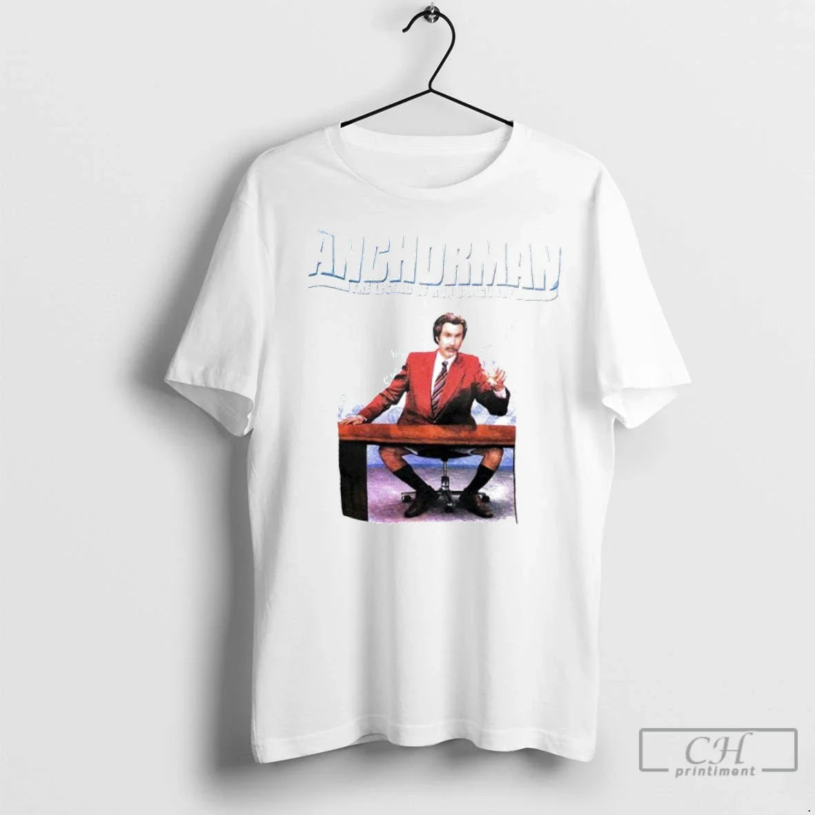 Premium Anchorman Legend Ron Burgundy Ornaments TShirt Retro Apparel