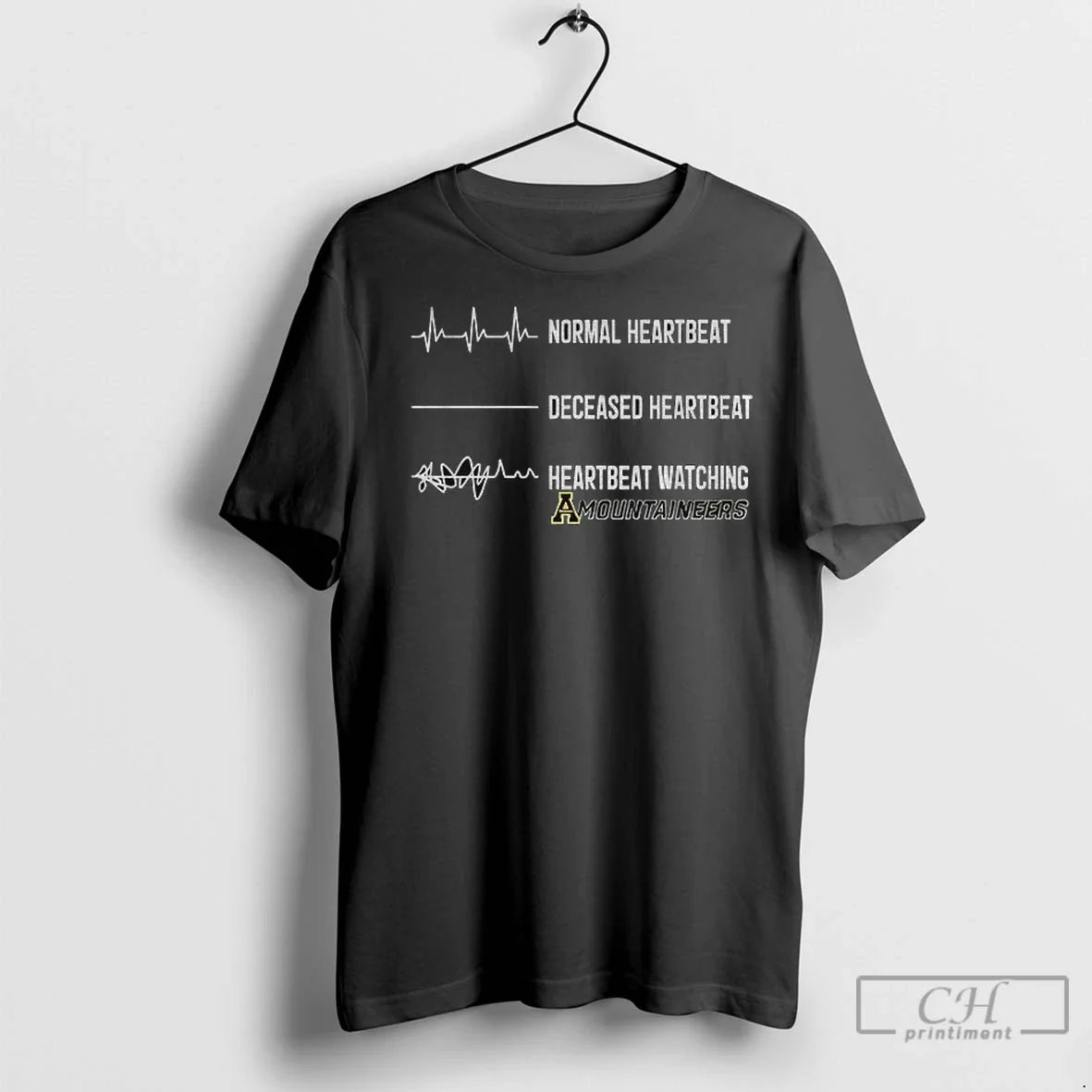 Premium Appalachian State Mountaineers Normal Heartbeat Deceased
