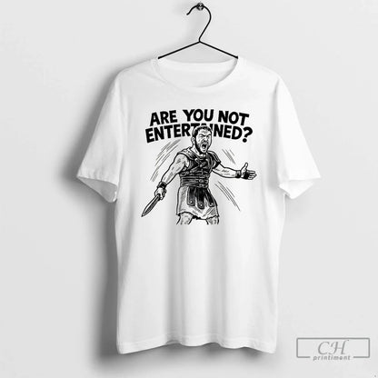 Premium Are You Not Entertained Gladiator Roman Empire Hoodie Premium