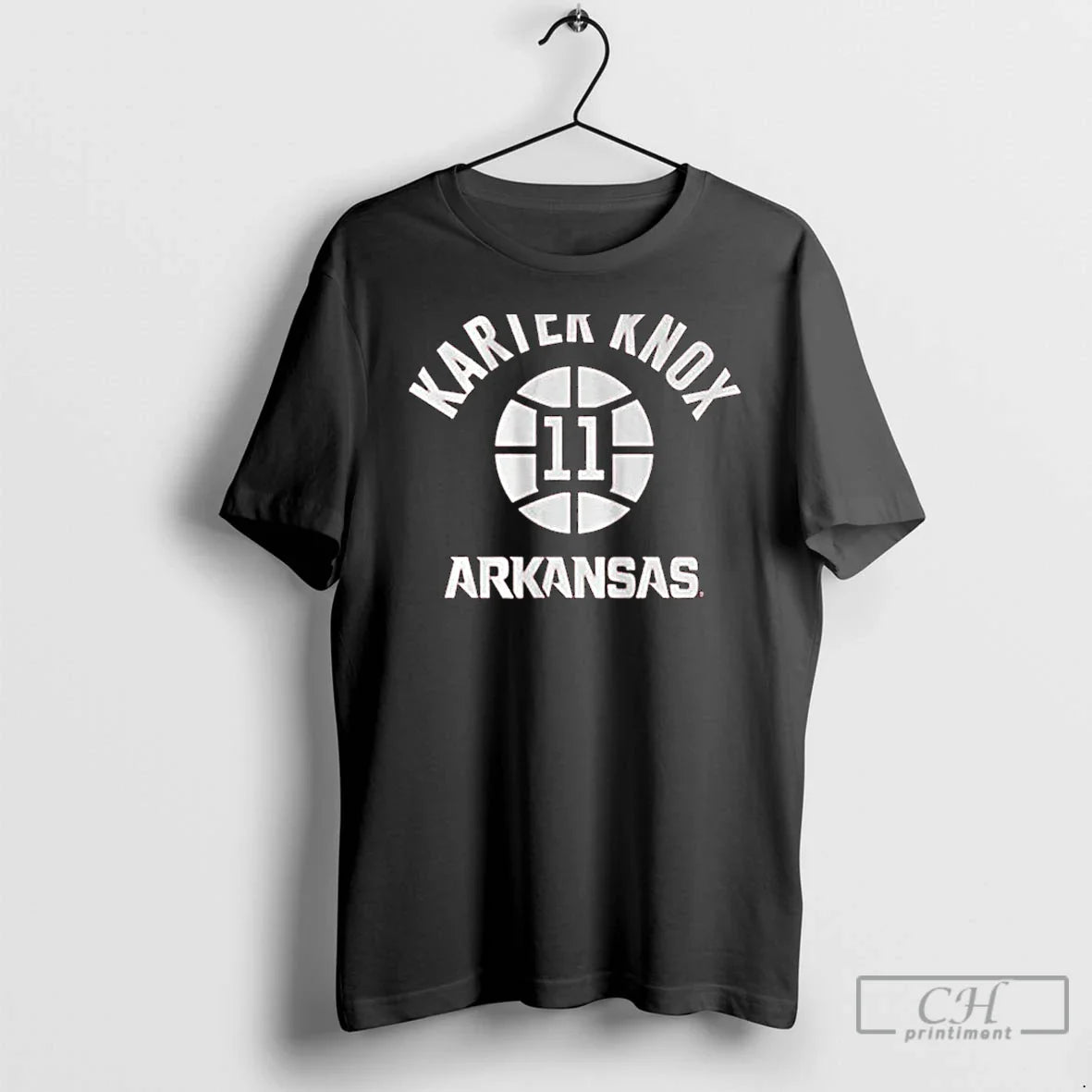 Premium Arkansas Basketball Karter Knox Name Number Ball Tank Top