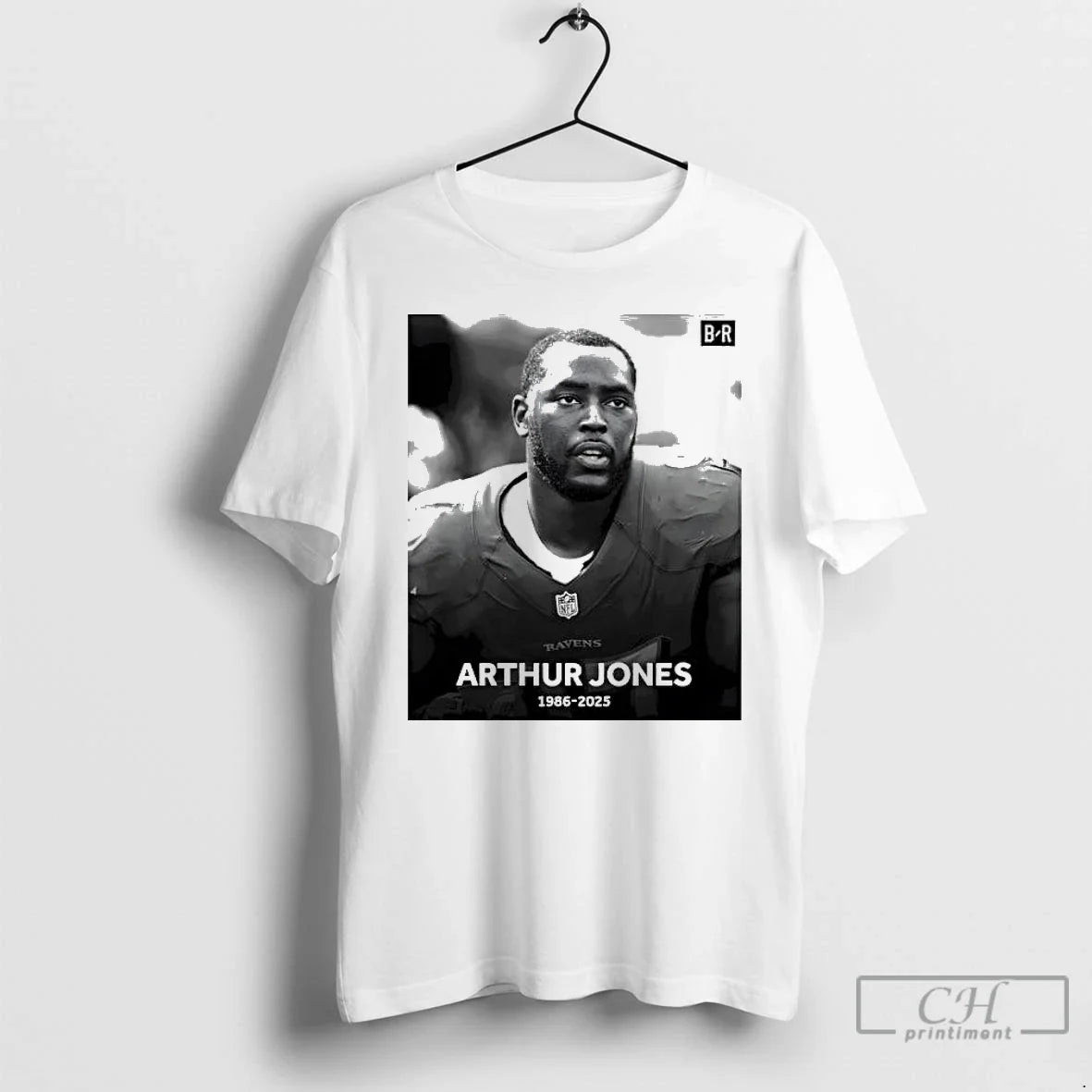Premium Arthur Jones Baltimore Ravens Player 1986 2025 T Shirts
