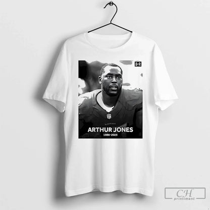 Premium Arthur Jones Baltimore Ravens Player 1986 2025 T Shirts