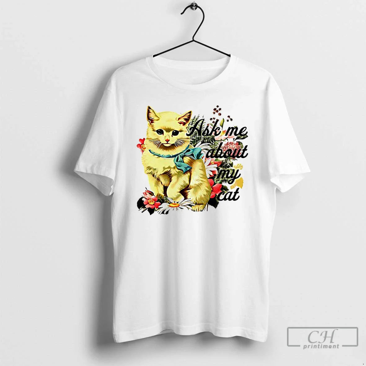Premium Ask Me About My Cat Sweatshirt Designer Style
