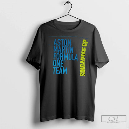 Premium Aston Martin Formula One Grand Prix Singapore Shirt Trendy