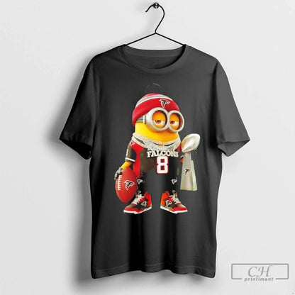 Premium Atlanta Falcons X Minions Hold Super Bowl Trophy Tank Top