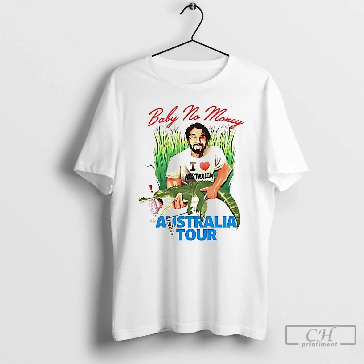 Premium No Money Australia Tour Tee Exclusive Apparel