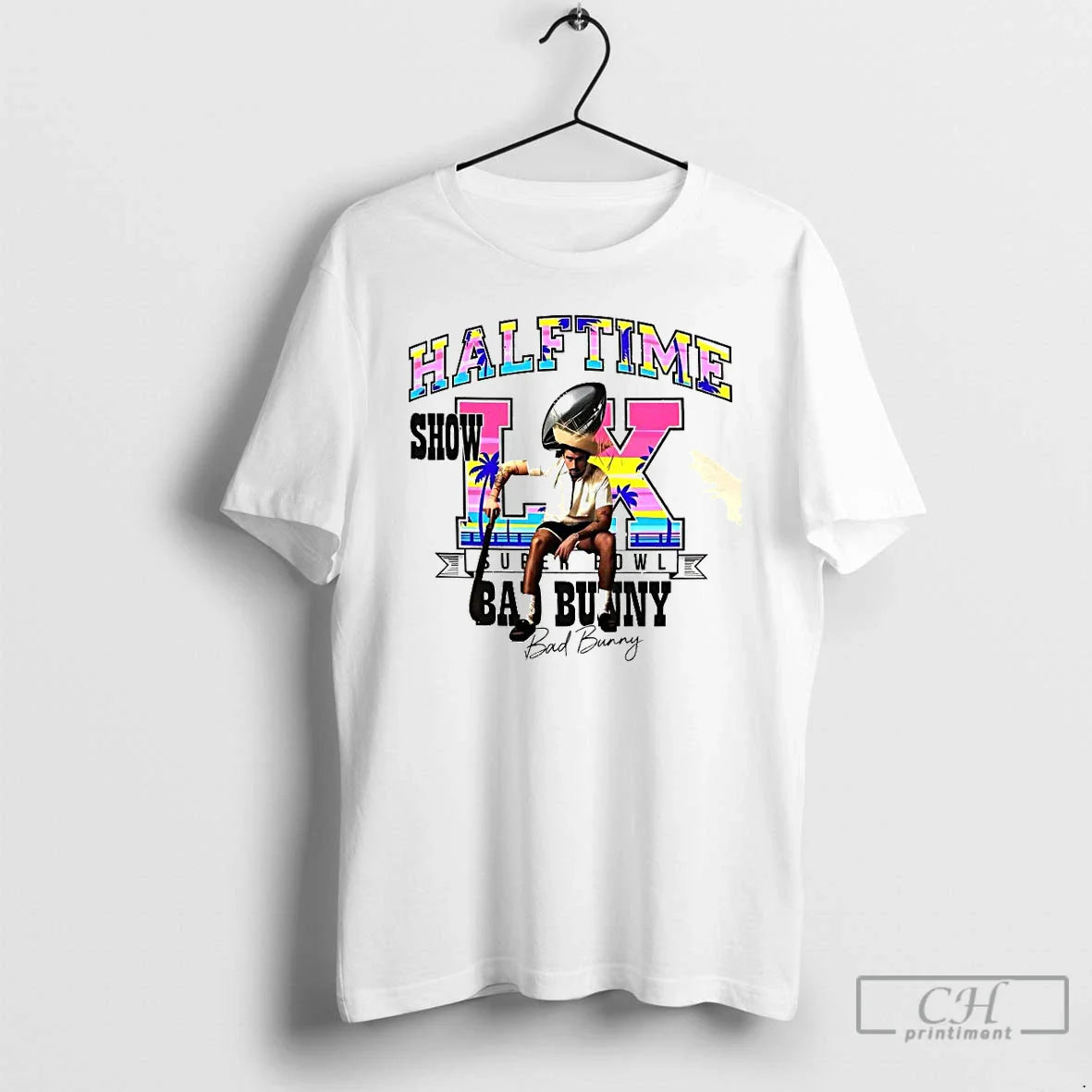 Premium Bad Bunny Bowl 2026 Halftime Show Lx Super Bown T Shirts Tee
