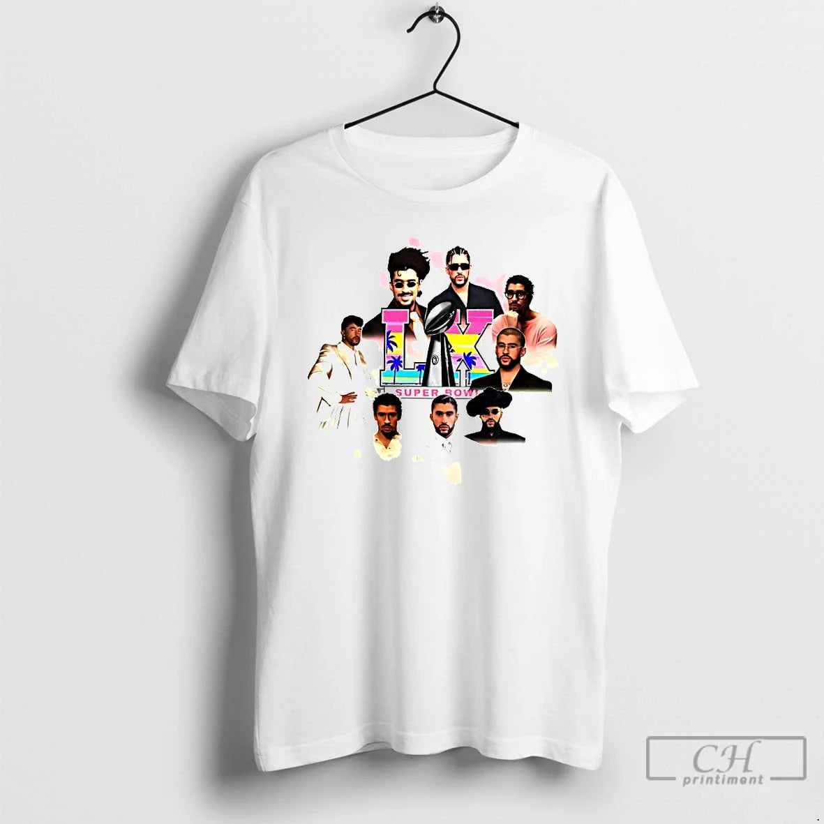 Premium Bad Bunny Bowl 2026 Halftime Show T Shirts Sweatshirt Retro
