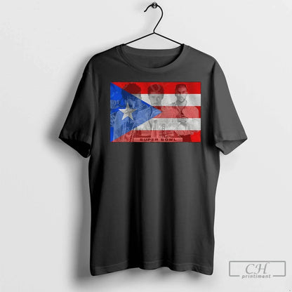 Premium Bad Bunny Halftime Show Super Bowl 2026 Puerto Flag Long