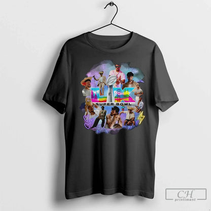 Premium Bad Bunny Lix Super Bowl 2026 Puerto Rico Flag Tee Authentic