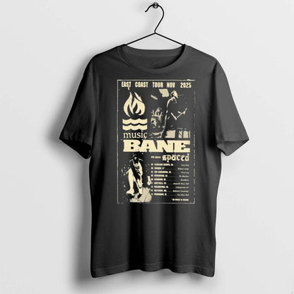 Premium Bane Music East Coast Tour Nov 2025 T Shirts TShirt Designer