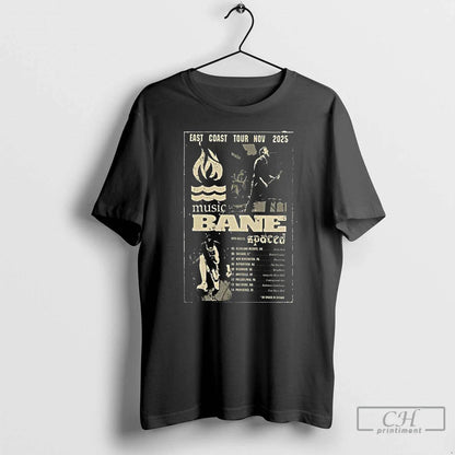 Premium Bane Music Fall Tour 2025 Long Sleve T Shirts Long Sleeve