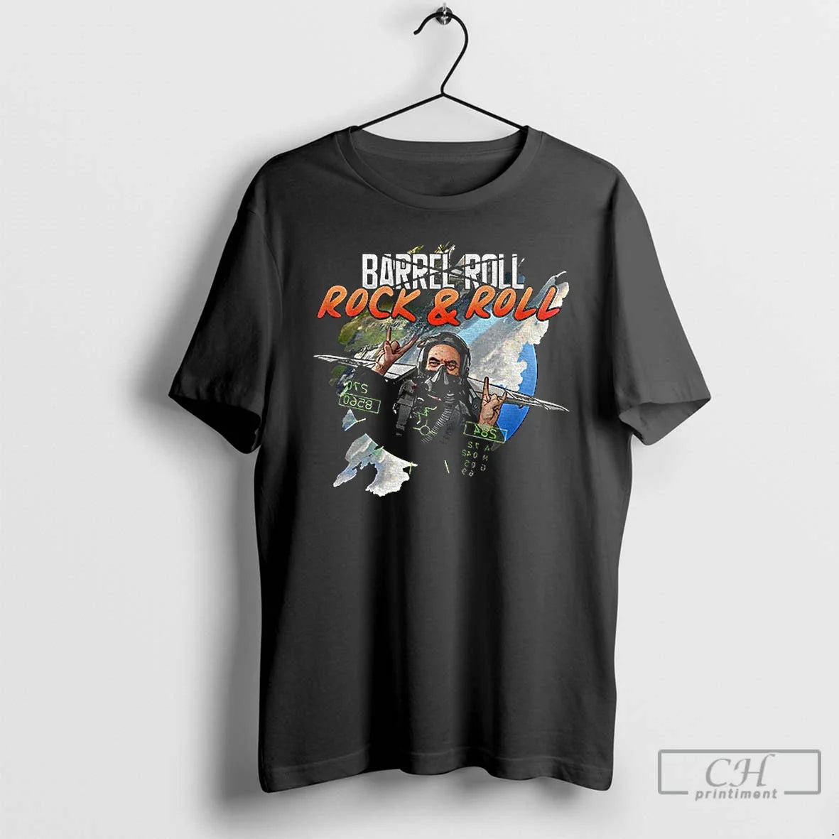 Premium Barrel Roll Rock And Roll Long Sleeve Classic Design