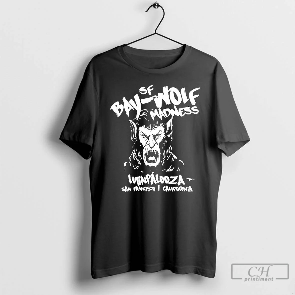 Premium Bay Wolf Madness San Francisco California T Shirts Long