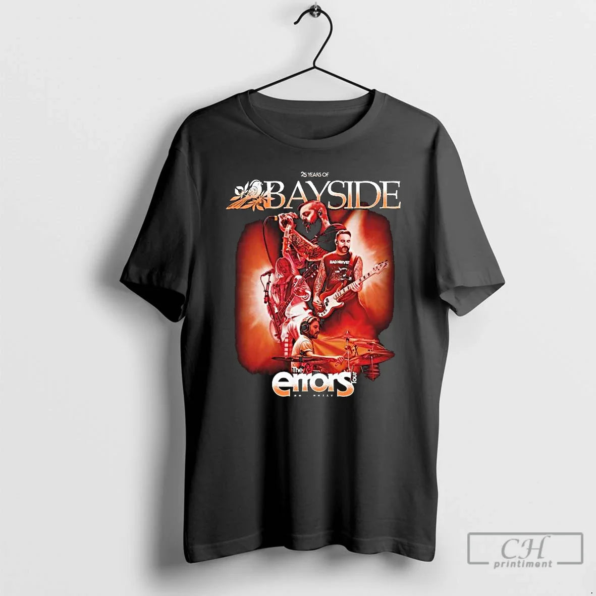 Premium Bayside Errors Tour 2025 Long Sleve T Shirts TShirt Stylish