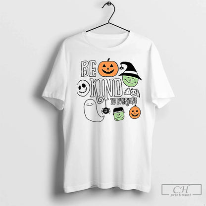 Premium Be Kind To Everyone Pumpkin Halloween Ceramic Ceramic And Dad