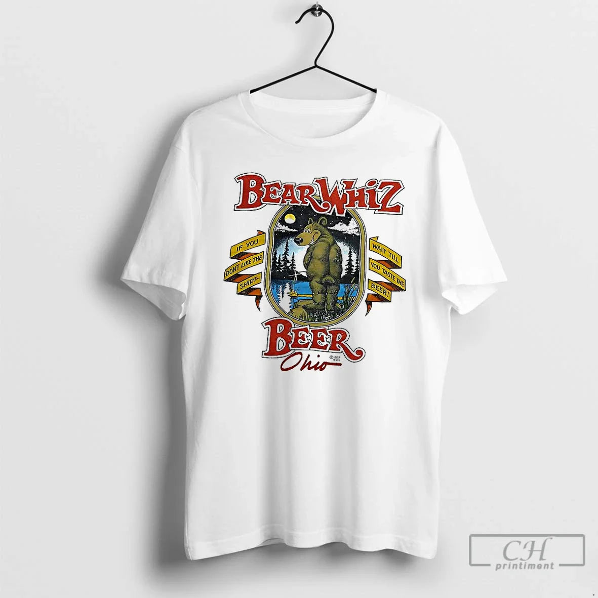 Premium Bear Whiz Beer Ohio T Shirts Tee Premium Design