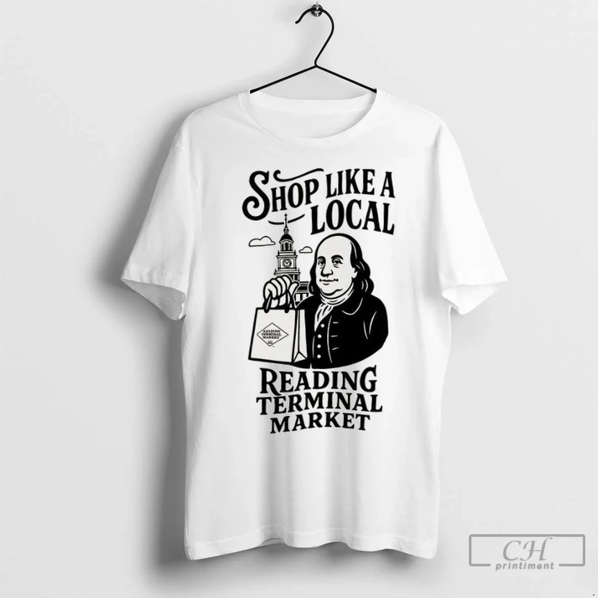 Premium Ben Franklin Shop Like Local Long Sleeve Modern Collection